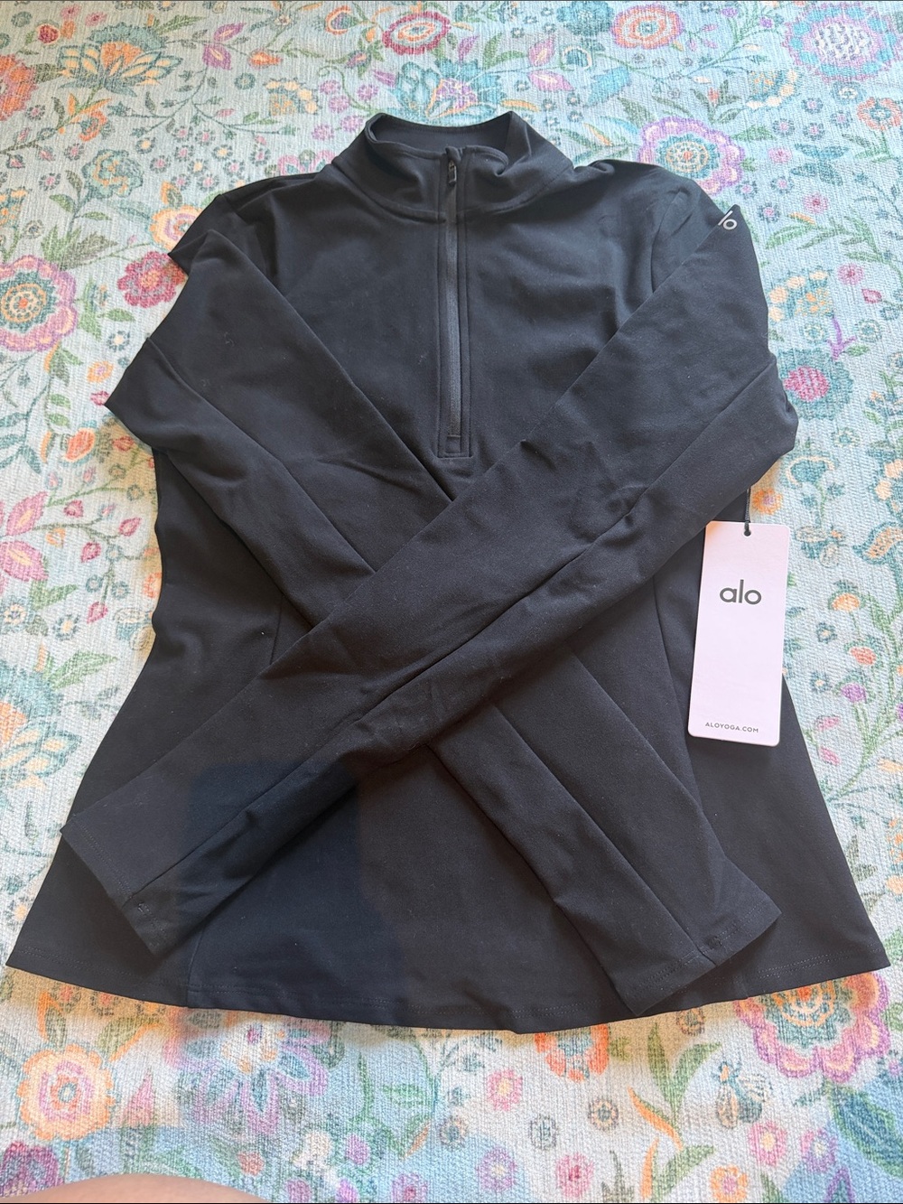 ALO Yoga ALO soft 1/2 zip rapid pullover Size Medium